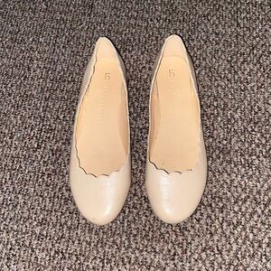 LC Lauren Conrad Cream Flats